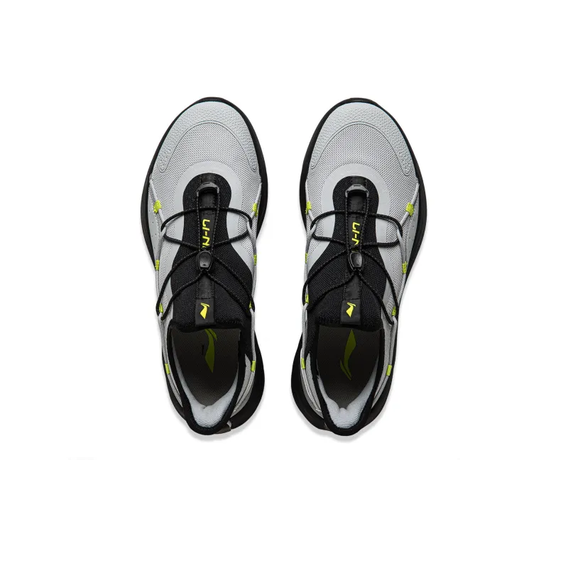 LiNing Cloud Ease Slip On Low Top Casual Shoes Men's Mist Gray-3