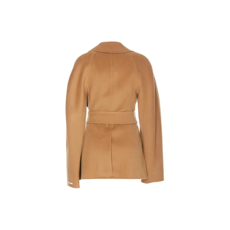 SportMax Double-Breasted Belted Coat-1