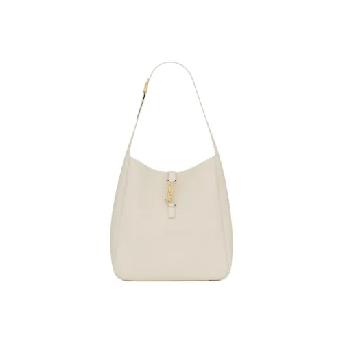 SAINT LAURENT LE5A7CASSANDRE Calfskin Handbag Shoulder Bag Women's Vintage White