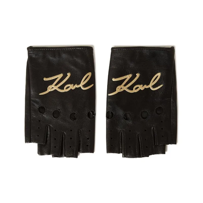 KARL LAGERFELD / Karl Lagerfeld Jeans K/Signature Fingerless Gloves-0