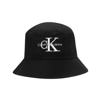 CALVIN KLEIN Cotton Bucket Hats Unisex Black