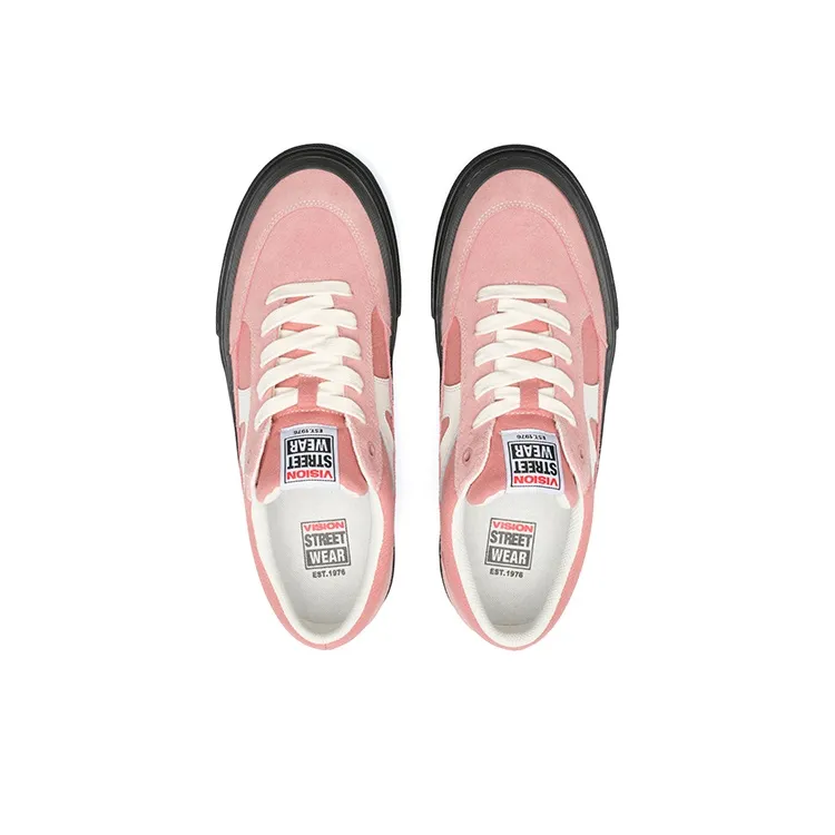 Vision Street Wear Stick Low Top Skateboard Shoes Unisex Rubber Pink-3
