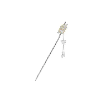 YINCHIE Hair Comb Women's Silver White