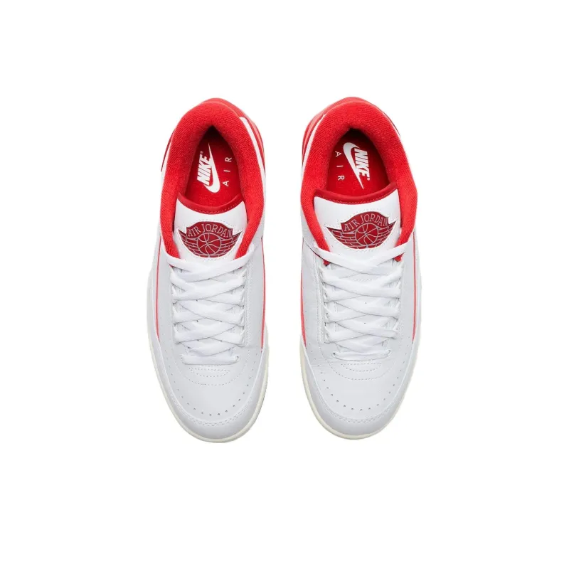 Air Jordan 2/3 White Varsity Red-2