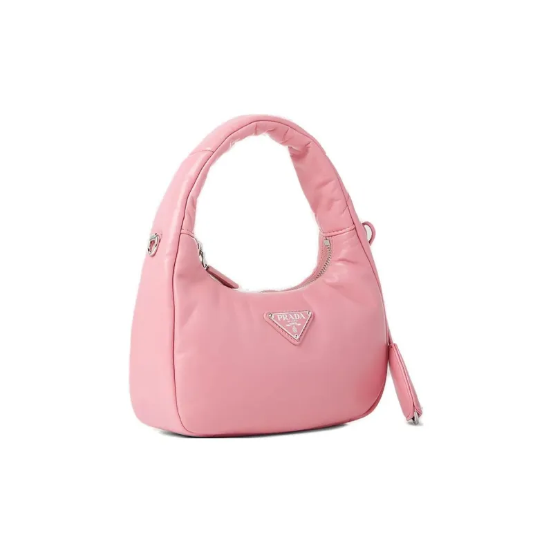 PRADA Nappa Leather Handbag Women's Pink-1