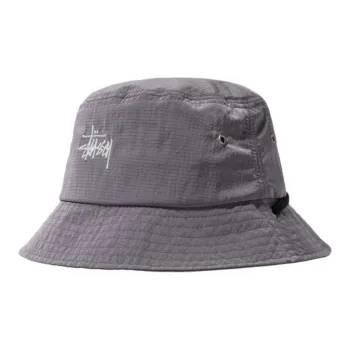 Stussy Polyamide Bucket Hats Unisex Purple/Black/Green