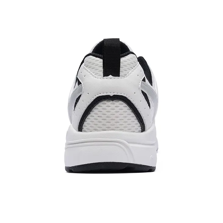 PONY Cushioning Breathable Low Top P RUNTECH Running Shoes Unisex White-3