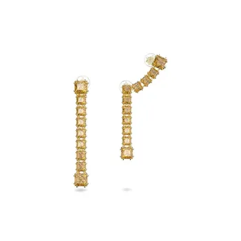 Swarovski Millenia Clip On Earrings Women's Yellow