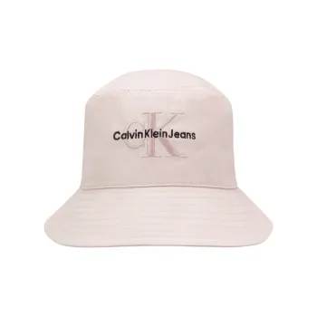 CALVIN KLEIN Cotton Bucket Hats Unisex Lotus Pink