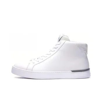 COACH Clip Stylish Skateboarding Shoes Men's White