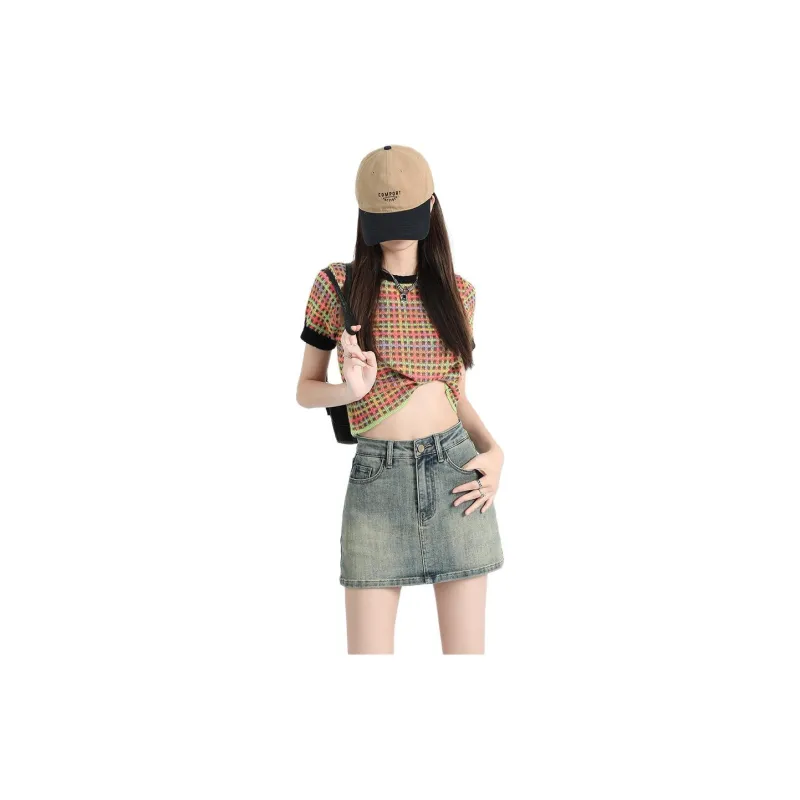 Spicy Gals Denim Short Skirts Women's-3