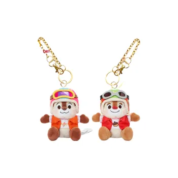 Disney 2024 Spring Mickey And Friends Collection Chip 'N Dale Dolls Plush Pendant 11cm High