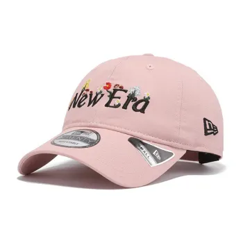 New Era Cotton Baseball Caps Unisex Pink