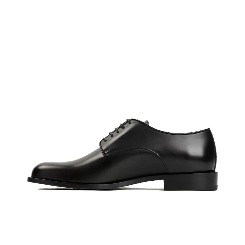 GIORGIO ARMANI Leather Derby Shoes-0
