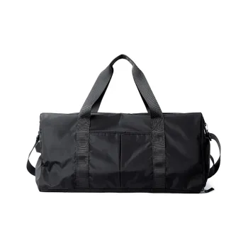 DOSRFINI Oxford Travel Bag Regular Unisex Black/Apricot White