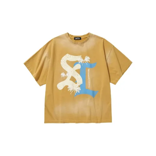 Wind And Sea X LIBERE T-Shirts Unisex Yellow