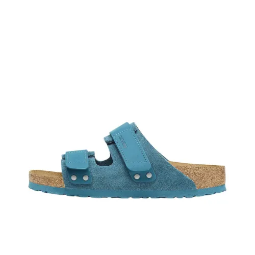 Birkenstock Slide Slippers Unisex Turquoise Regular