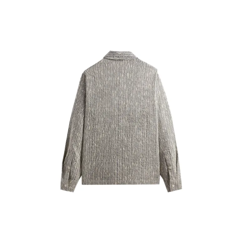 KITH Slub Boucle Boxy Collared Overshirt-1
