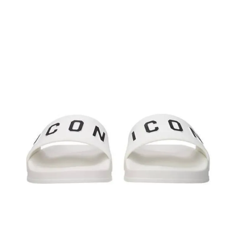 DSQUARED 2 3D Logo Lettering Slip On Slides-3