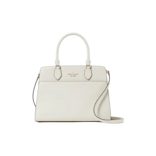 Kate Spade Saffiano Leather Shoulder Bag Crossbody Bag Handbag Medium Size Women's White