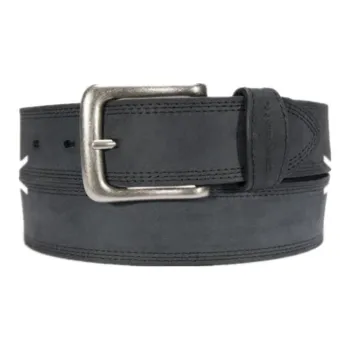 Carhartt Letter Logo Pin Buckle Leather Belts Men's Multicolor Width: 4cm