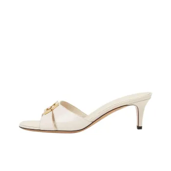 FENDI FFold Logo Plaque Sandals Women's
