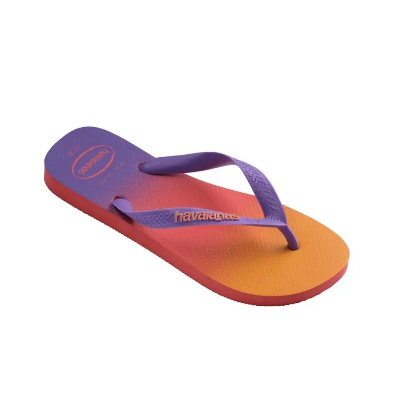 Havaianas Top Fashion Slip Resistant Flip Flops Women's Orange Purple-1