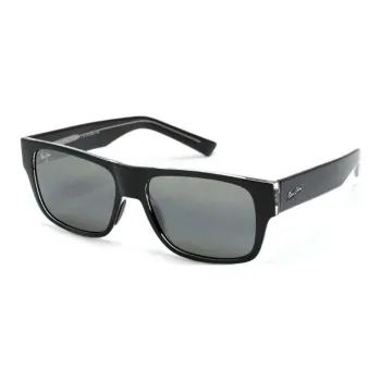 Maui Jim Keahi Rectangular Frame Polarized Sunglasses