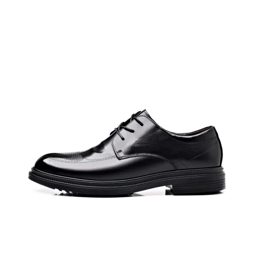 DOUBLE STAR 88 Dress Shoes Men Low-Top Black