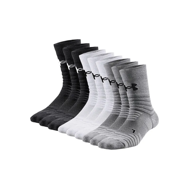 Under Armour Mid Calf Socks Unisex 9 Double Loads-0