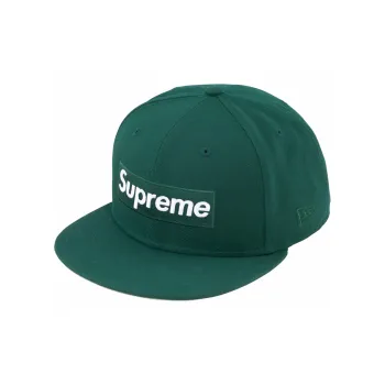 Supreme Sharpie Box Logo New Era Fitted Cap Green