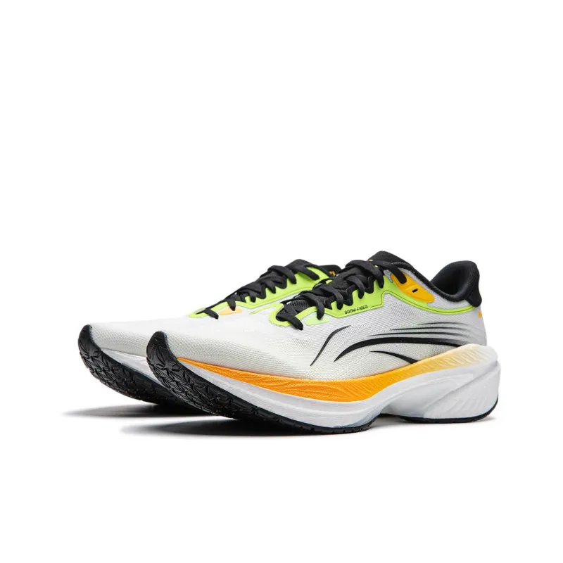 LINING WuShi 5S 4.0 Running Shoes Men Low Top Mist White-2
