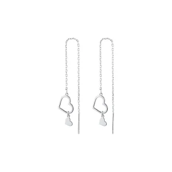 AITAO 999 Fine Silver Drop Earrings Women's