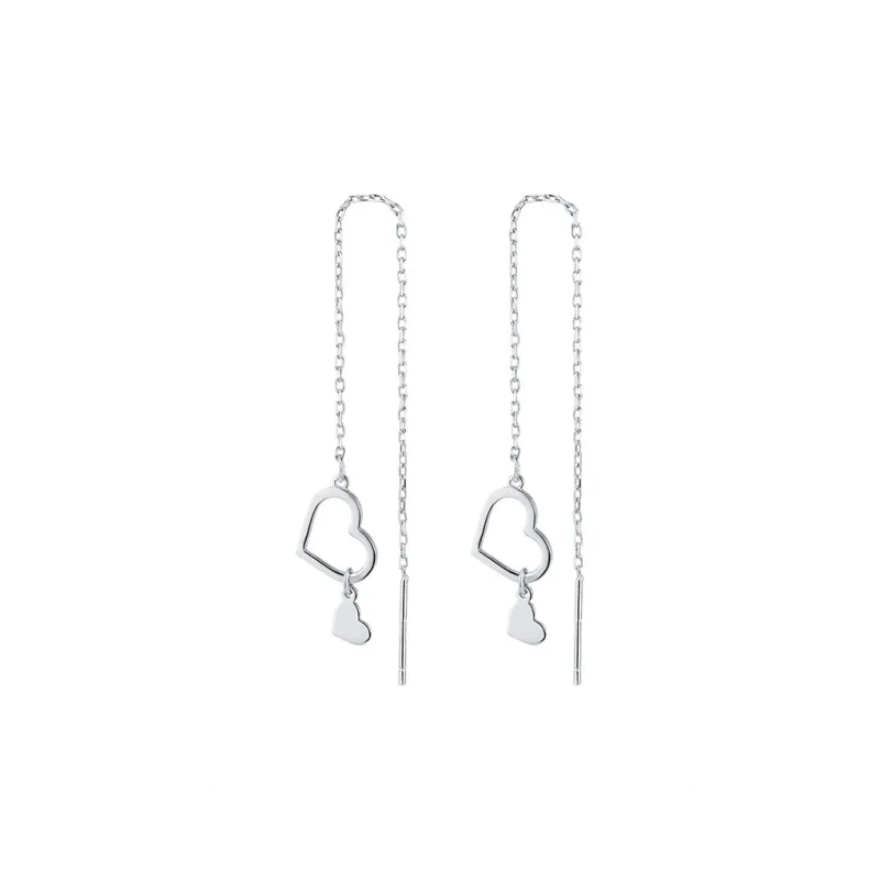 AITAO 999 Fine Silver Drop Earrings Women's-0