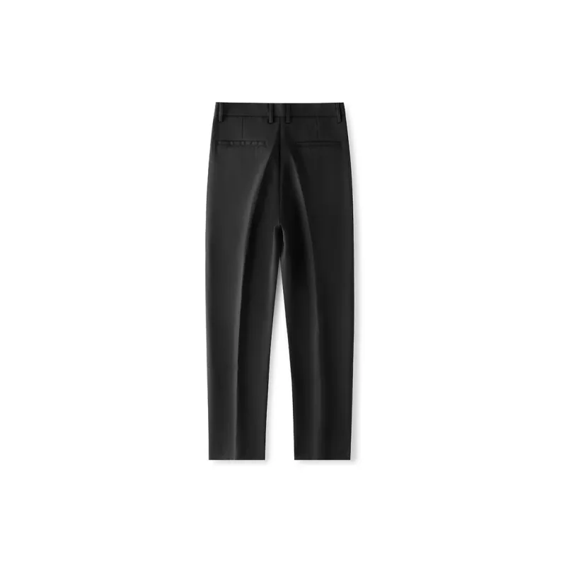 RICCIWEE Casual Pants Unisex Black-1
