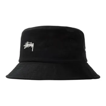 Stussy Cotton Bucket Hats Men's Black/Umber/Beige Blue/Orange