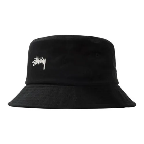 Stussy Cotton Bucket Hats Men's Black/Umber/Beige Blue/Orange