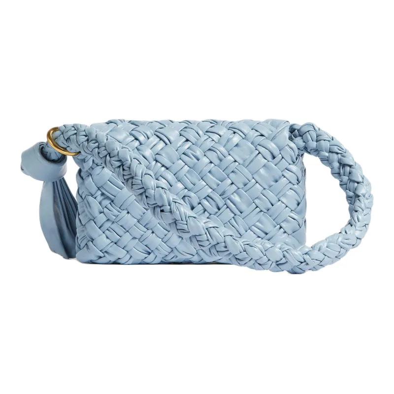Bottega Veneta KALIMERO Cow Leather Handbag Shoulder Bag Women's Ice Blue-2