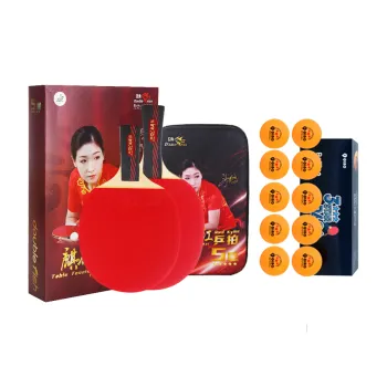 DOUBLEFISH Ping Pong Paddles Unisex Thick 1.6mm