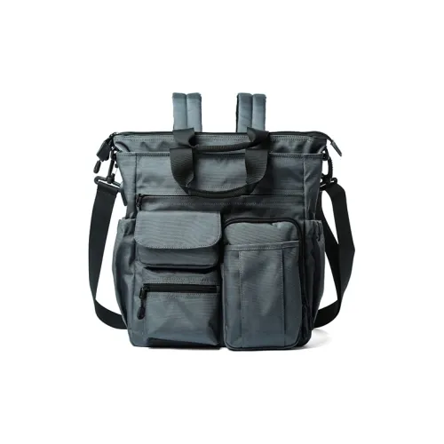 DOSRFINI Oxford Backpack Large Size Men's Gray/Black