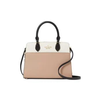 Kate Spade Saffiano Leather Handbag, Shoulder Bag, Crossbody Bag Small Size Women's Hazelnut