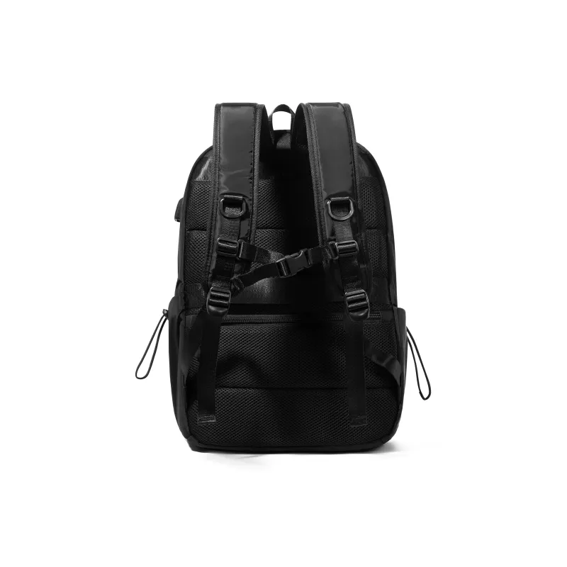 WONHOX Fabric Backpack Computer Backpack Travel Bag Backpack Regular Unisex Black-13