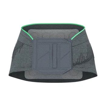 Medi Back Support Braces Breathable Warm Protective Premium Gray Nylon Unisex