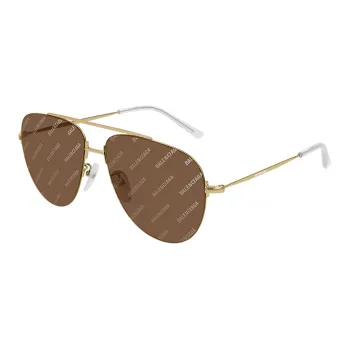 Balenciaga   Aviator Sunglasses Unisex Gold