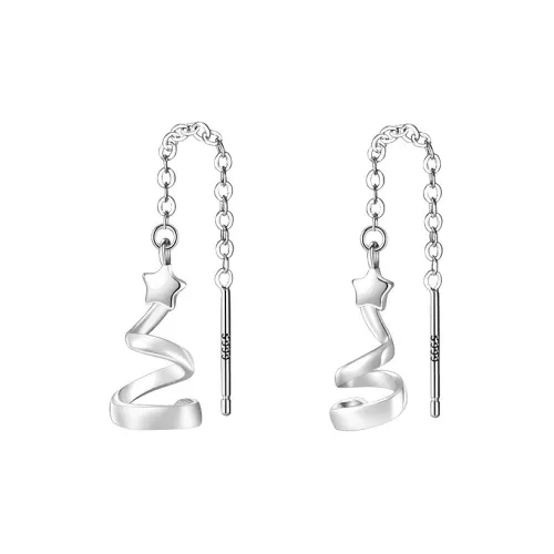 AWD Drop Earrings Women's Silver