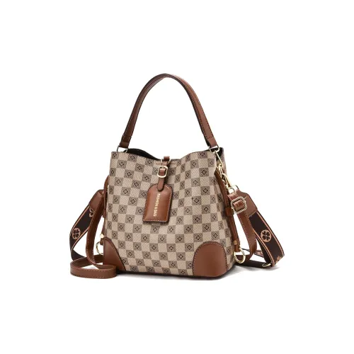 Weymond PU Shoulder Bag Crossbody Bag Handbags Medium Size Women's Coffee/Brown/Earth Yellow