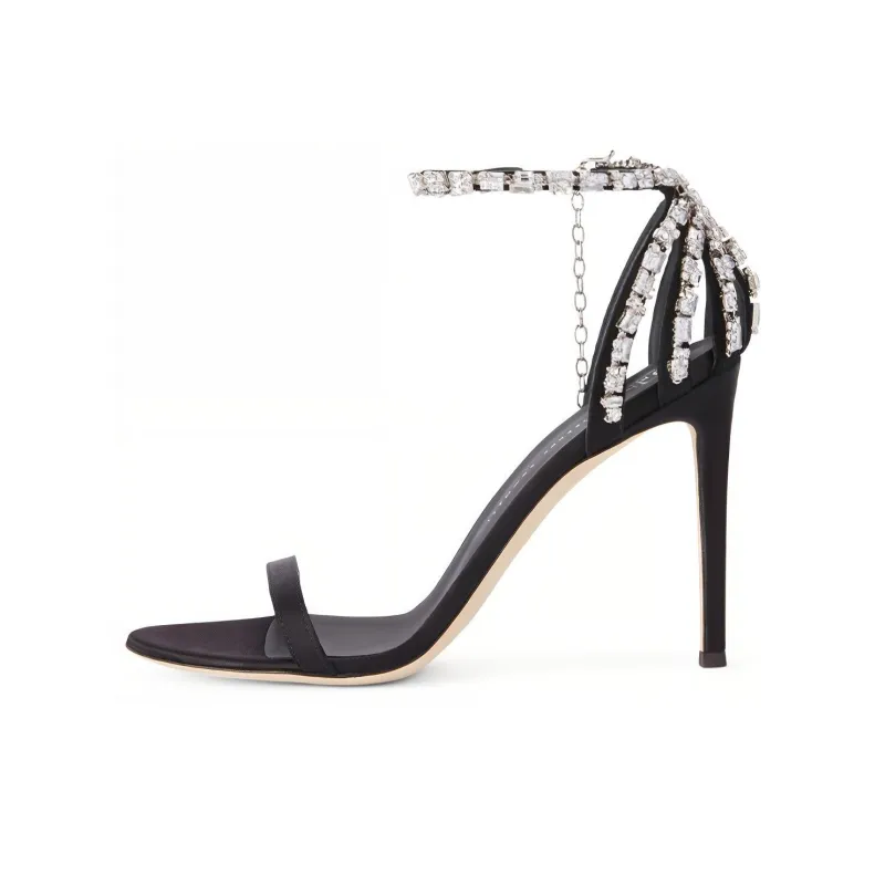 giuseppe zanotti Adele Crystal 105mm Sandals-0