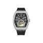 White Case Black Dial Black Strap