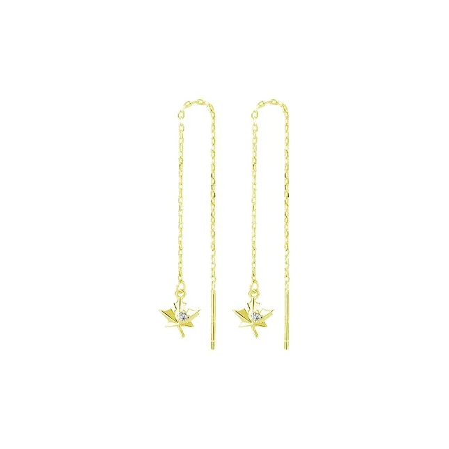 LISM S999 Fine Silver Drop Earrings Women's-5