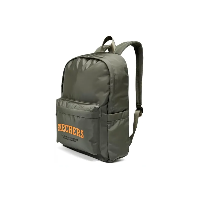 Skechers Fabric Backpack Large Size Unisex Lime Gray-1